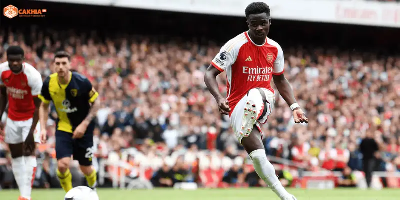 Emirates Stadium rực rỡ ánh đèn trước trận Arsenal vs AFC Bournemouth Premier League